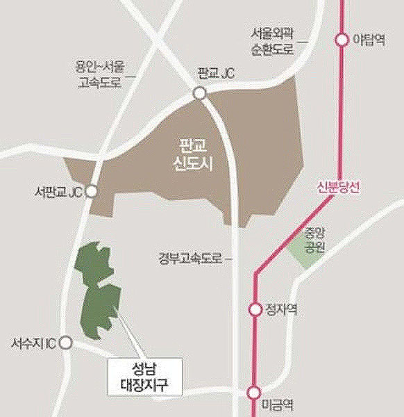 경기 성남 판교 교회부지 매매 - 1번 사진