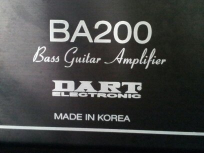 DART BA200  베이스, 기타 앰프 판매합니다. - 5번째 사진. (기독정보넷 - 기독교 벼룩시장.) 