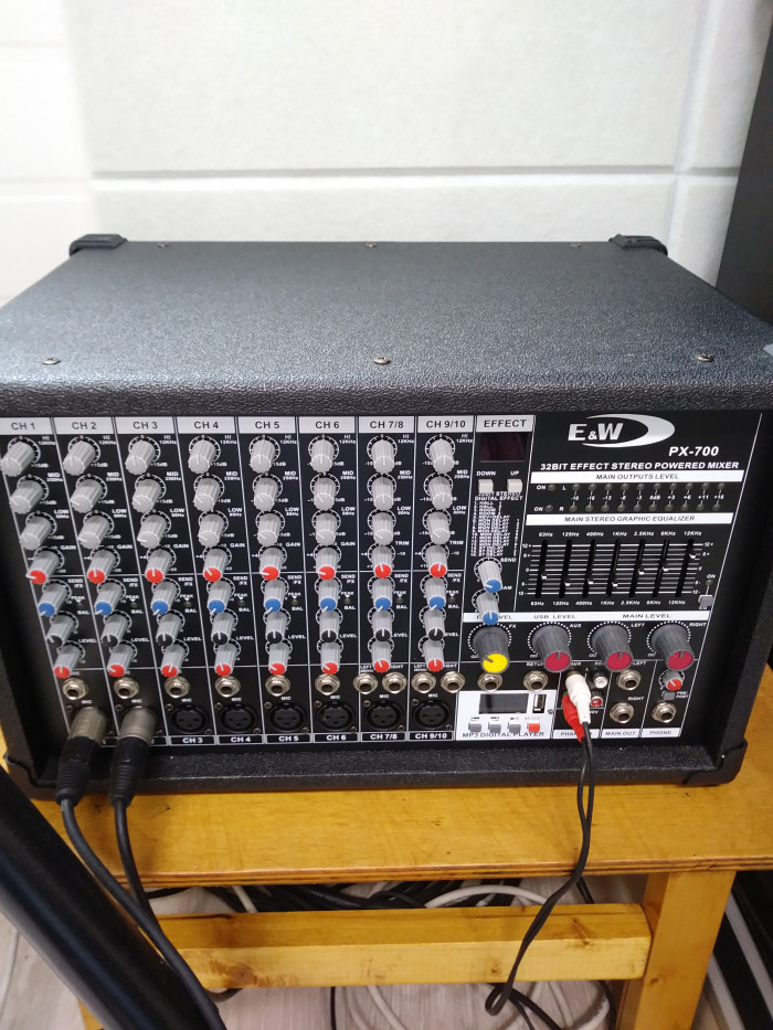 E&amp;W px-700 파워드믹서 (원가 약 80만원)