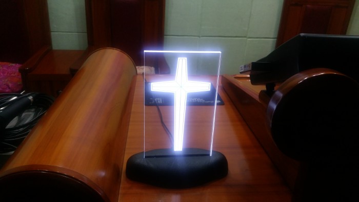 십자가조명(LED)팝니다 - 3번째 사진. (기독정보넷 - 기독교 벼룩시장.) 