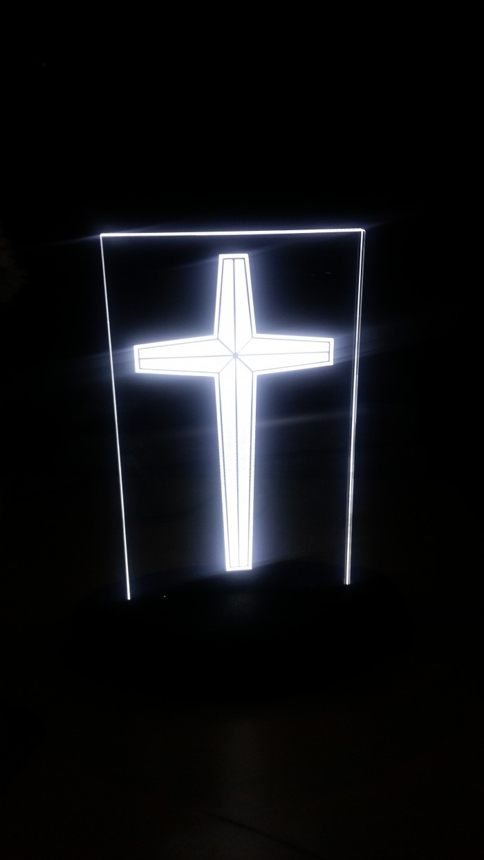 십자가조명(LED)팝니다 - 1번째 사진. (기독정보넷 - 기독교 벼룩시장.) 