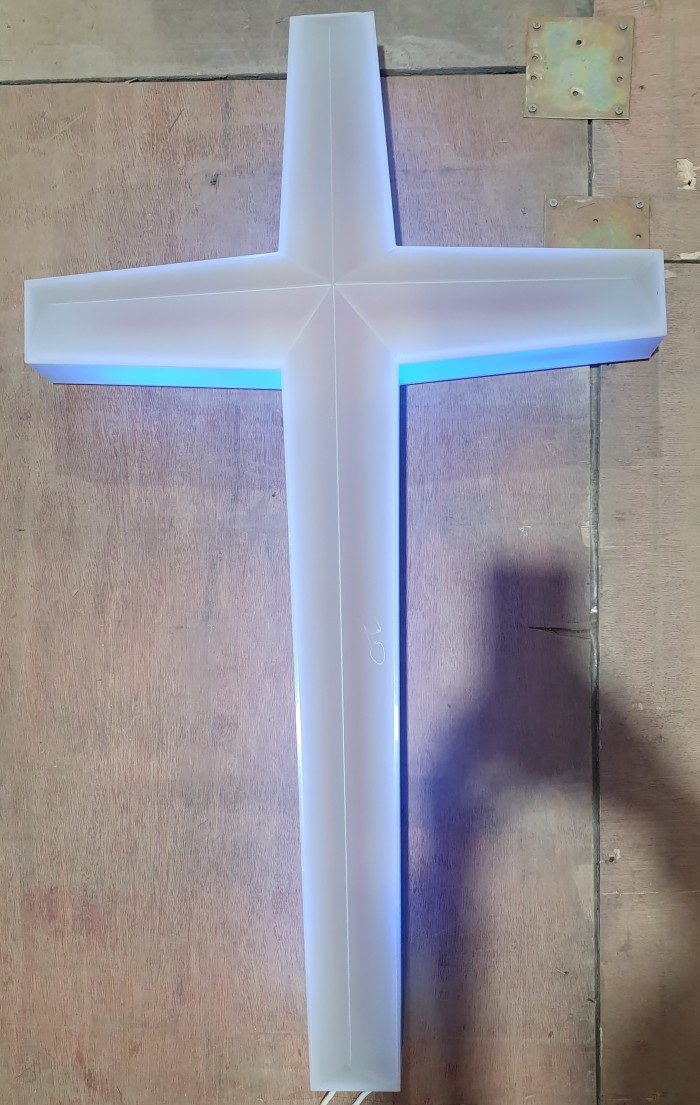 LED 십자가 판매 - 2번째 사진. (기독정보넷 - 기독교 벼룩시장.) 