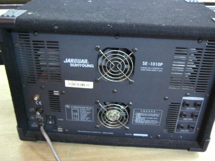 JARGUAR SE-1010 (최대 출력 400W+400W+200W) 파워드  앰프  팔아요 - 3번째 사진. (기독정보넷 - 기독교 벼룩시장.) 