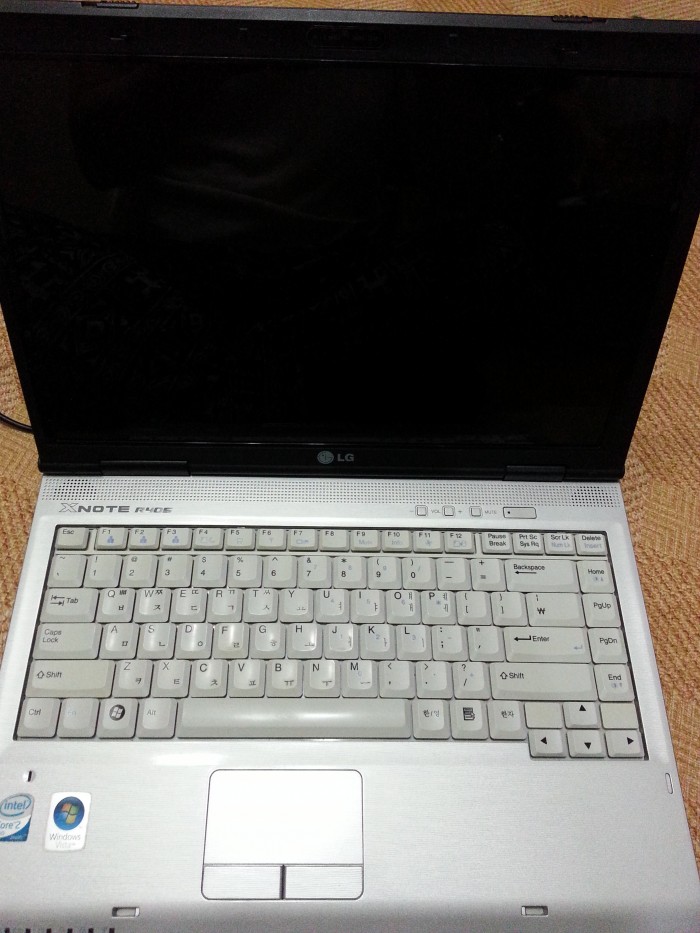 LG X노트 노트북(코어투 듀오) - 2번째 사진. (기독정보넷 - 기독교 벼룩시장.) 