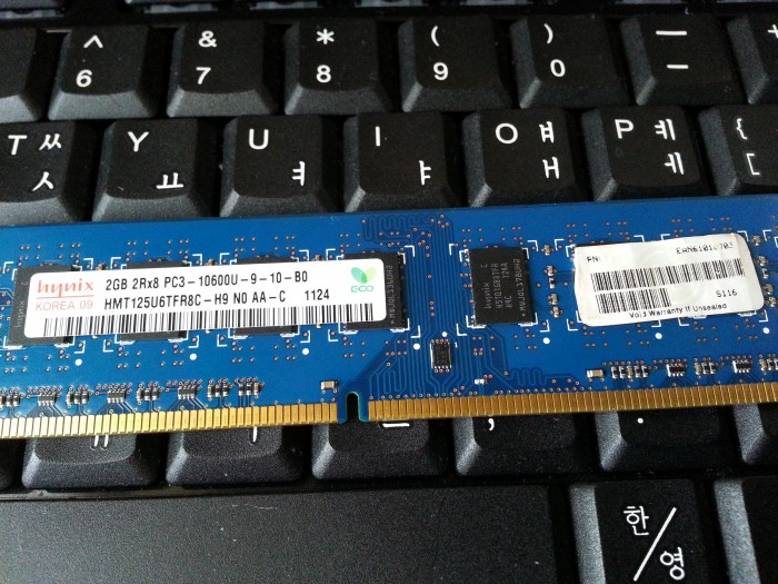 데스크탑용 램, DDR3 (2기가 2개) - 2번째 사진. (기독정보넷 - 기독교 벼룩시장.) 