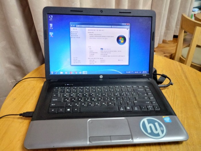 HP 650 노트북 팝니다 - 2번째 사진. (기독정보넷 - 기독교 벼룩시장.) 