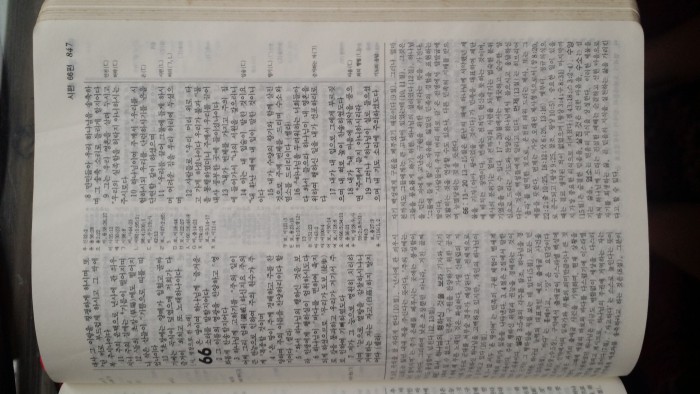 뉴톰슨 관주주석성경(개역한글판,1988년 발행) - 3번째 사진. (기독정보넷 - 기독교 벼룩시장.) 