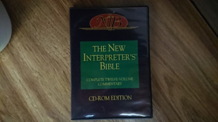 주석 The New Interpreters Bible(CD-Rom) - 1번째 사진. (기독정보넷 - 기독교 벼룩시장.) 