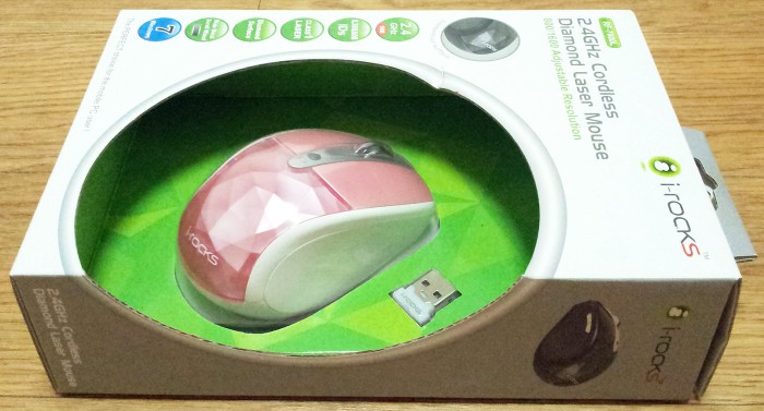 아이락스 2.4GHz 무선 레이저 마우스 핑크색 새제품 팝니다 - 2번째 사진. (기독정보넷 - 기독교 벼룩시장.) 