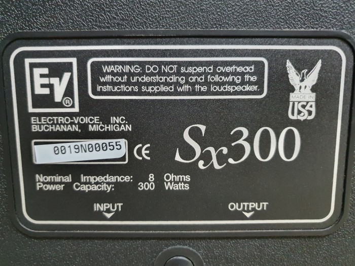(정품) EV SX300 스피커 팝니다. - 4번째 사진. (기독정보넷 - 기독교 벼룩시장.) 